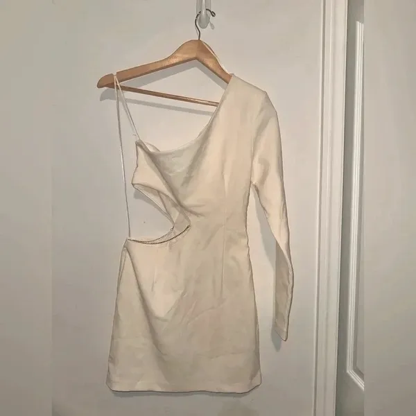 Revolve ASTR The Label Lavinia Dress in Off White Sz S‎ - Image 6