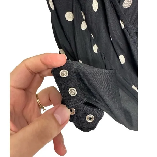 Lovers + Friends Bodysuit Cami Polka-dot Size Extra Small in Black - Image 6