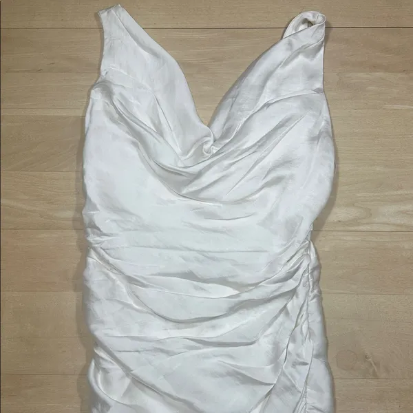 NWT Abercrombie & Fitch Cowl Neck Draped Maxi Dress Sz S - Image 5