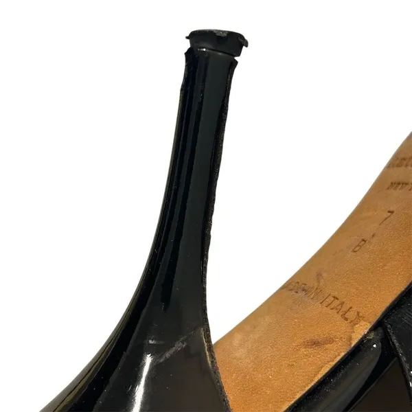 Kate Spade Women's Black‎ Patent Leather Slingback Pumps Size 7 - Image 7