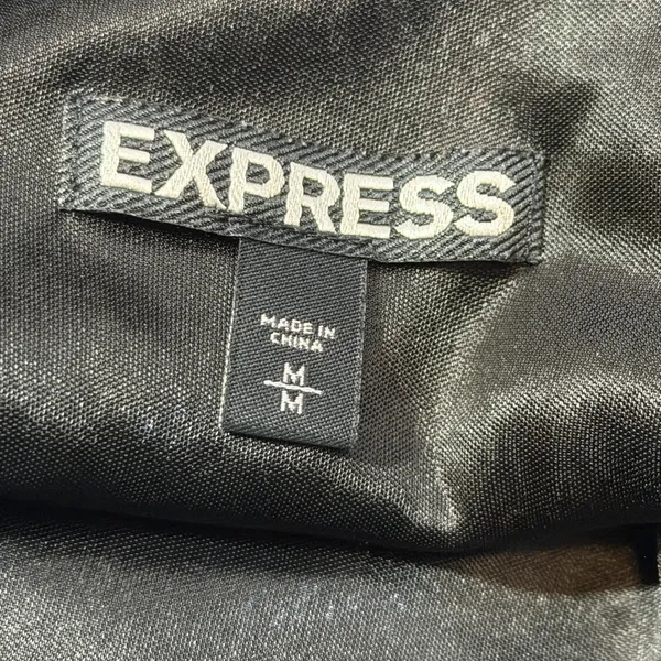 Express Black & Silver Ombre Sequin Mini Cocktail Dress Medium Women’s - Image 4