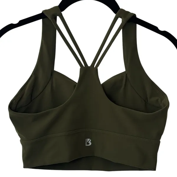 BuffBunny Rosa Sports Bra Deep Olive Green Athletic Outdoors Gym Workout XS‎ - Image 4