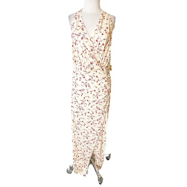 NWT Free People Daria jersey t back maxi dress‎ sz L - Image 9