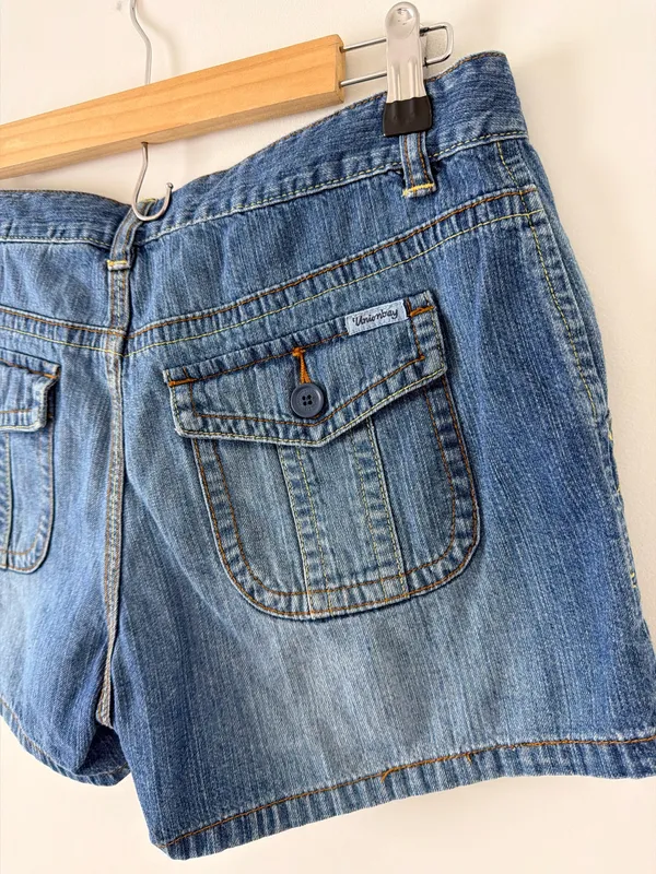 Union Bay Y2k Drawstring Denim Shorts - Image 6