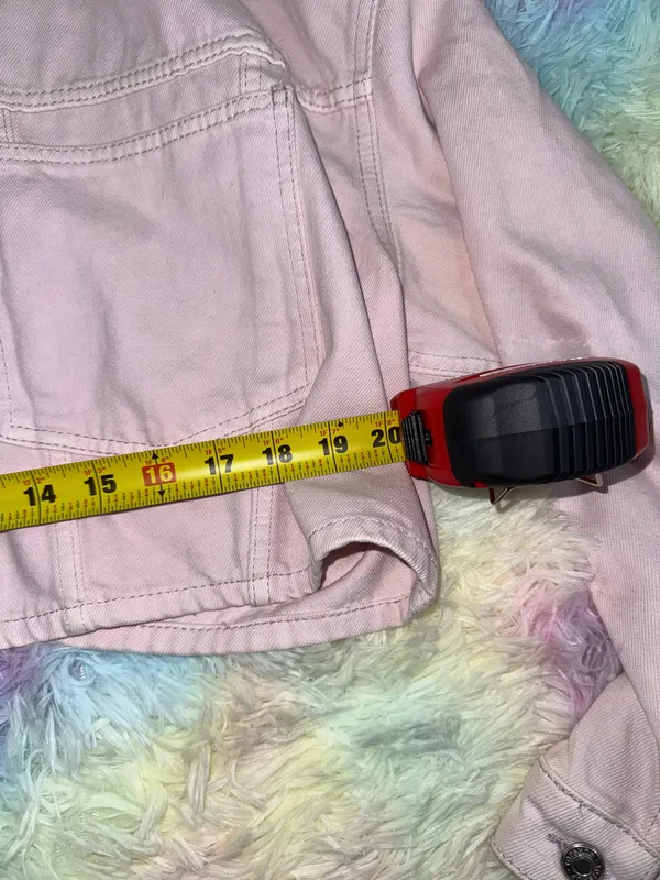 Pink Topshop Jean Jacket  - Image 7