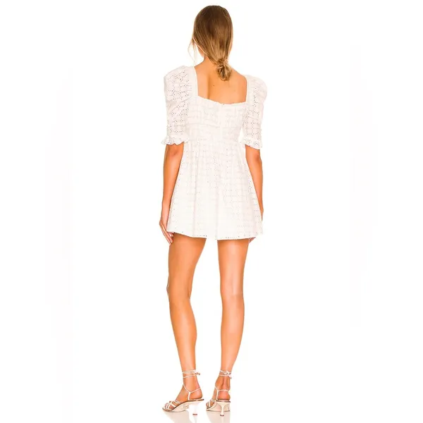 For Love and Lemons Libby Mini Eyelet Dress Size L NWT - Image 4