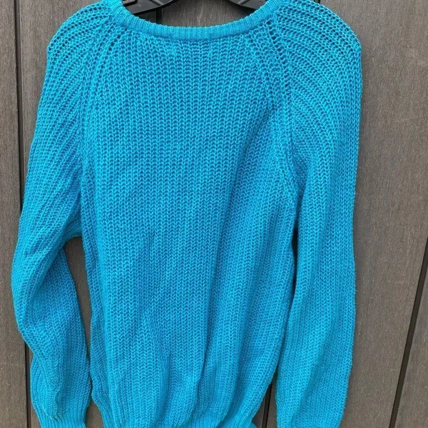 Vintage Allison Brooke‎ Sweater Blue Size L - Image 7