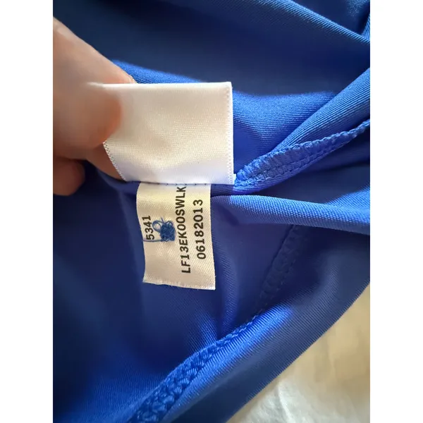 Peter Millar Top Womens Size M Element Wicking Polo Blue SPF 50 Golf Performance - Image 4