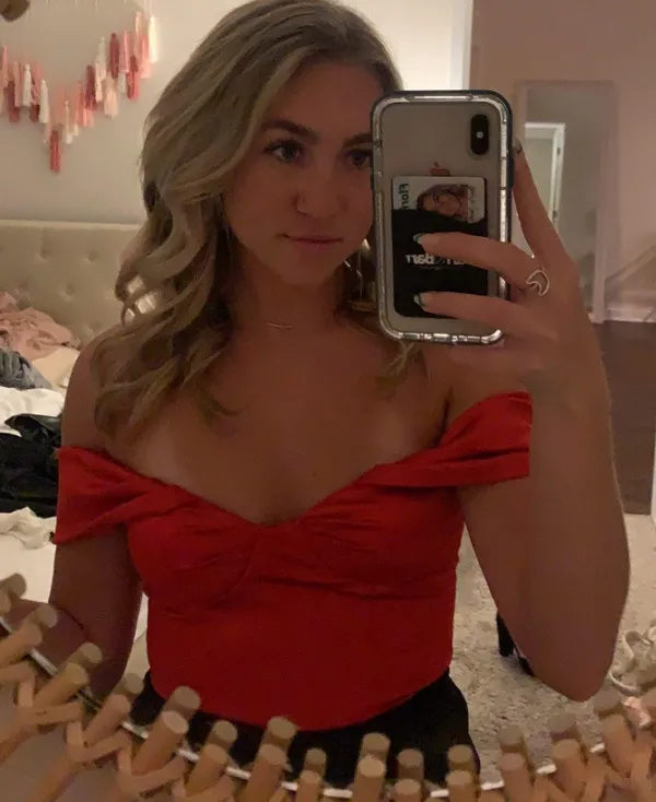 Princess Polly Red Off The Shoulder Top - Image 4
