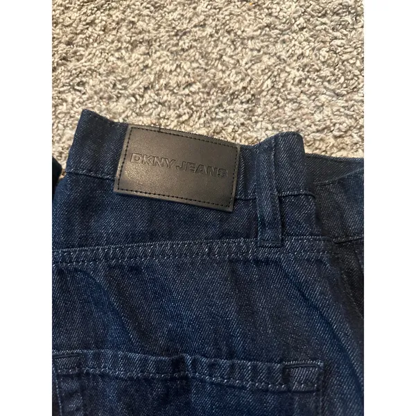 DKNY Jeans Womens‎ High Rise Wide Leg Denim Trousers Dark Indigo Cotton 27 Q2639 - Image 8