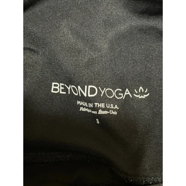 Beyond Yoga Women's Black High Rise Yoga Workout Athletic Leggings Pants Size S - Image 4