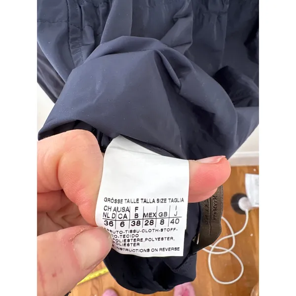 Max‎ Mara Weekend Utility Raincoat Size 6 Blue - Image 4