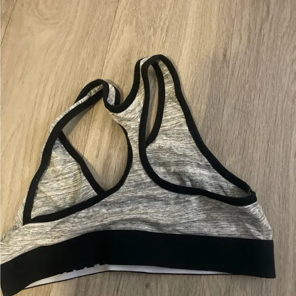 Pink VS Gray and Black Sports Bra - Image 3