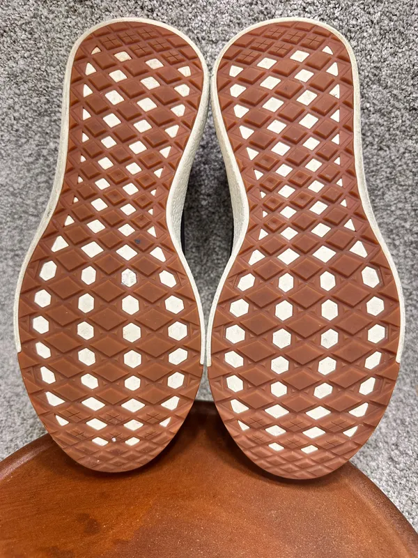 Vans Men's Brown and White Sneakers suede unisex men’s 8.5 women’s 10 - Image 6