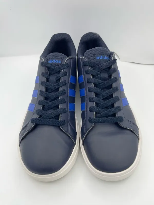 Adidas Grand Court blue lace-up unisex sneakers Size 6 - Image 3
