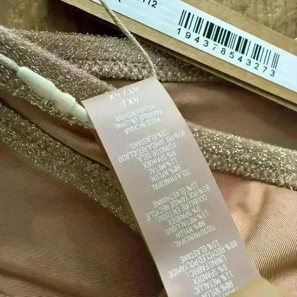 SKIMS Glitter Swim String Thong ~ Sienna ~ 4X ~ NWT! - Image 6