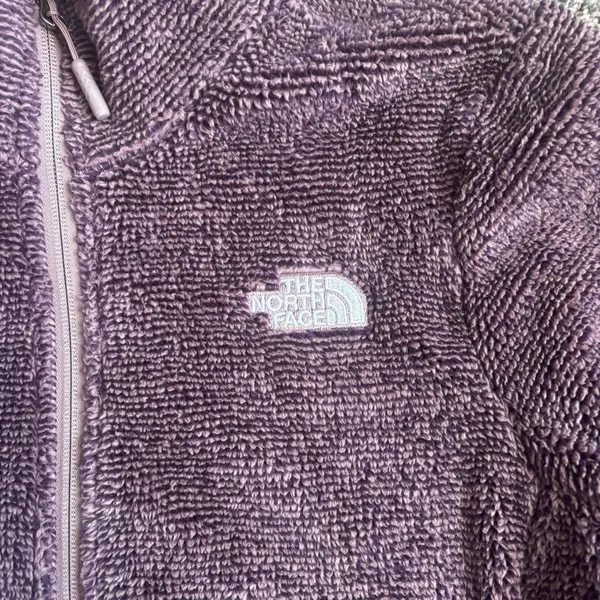 The North Face‎ Women's Thick Purple Zip Up Fleece very warm Size Medium. - Image 5