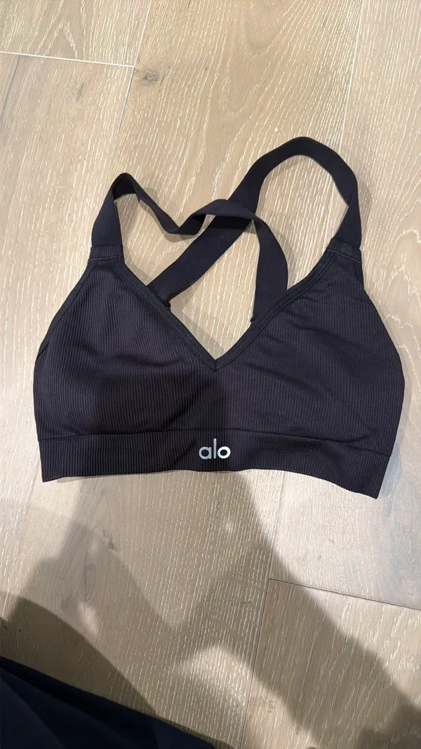 Alo black sports bra - Image 2