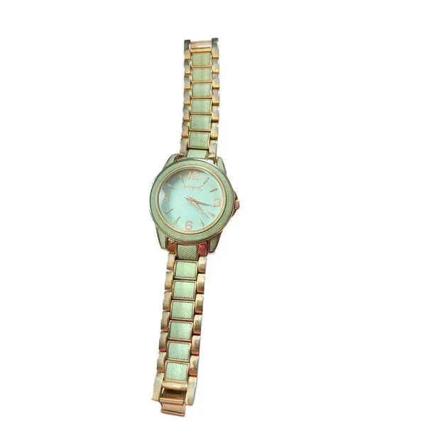 Geneva Gold-Tone Classic Ladies Watch With Crystal Accents & Adjustable Bracelet - Image 11