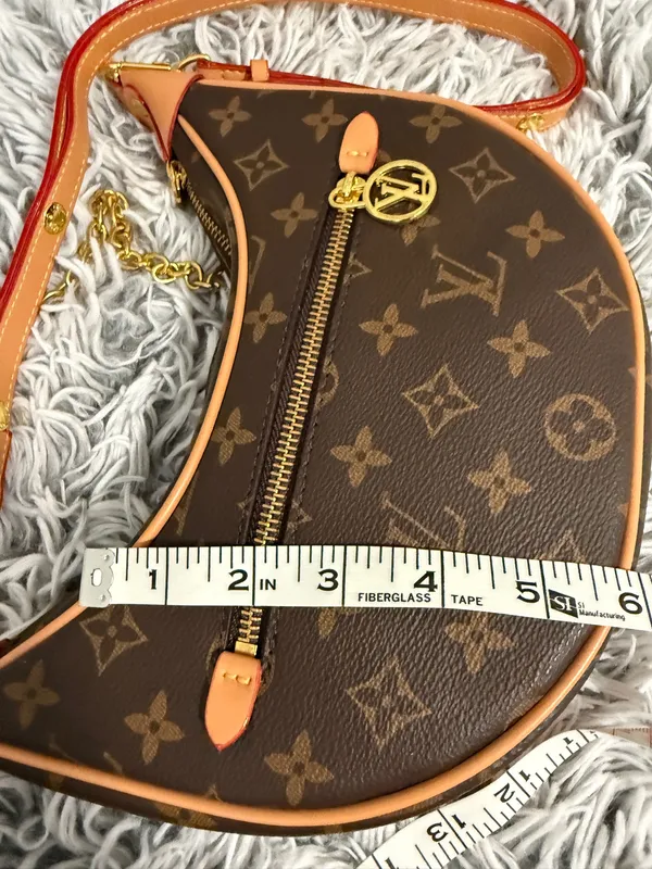 Brown monogram, cross body bag - Image 6