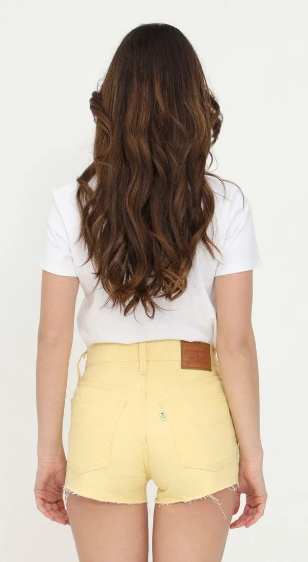 Yellow 501 Jeans Shorts - Image 2
