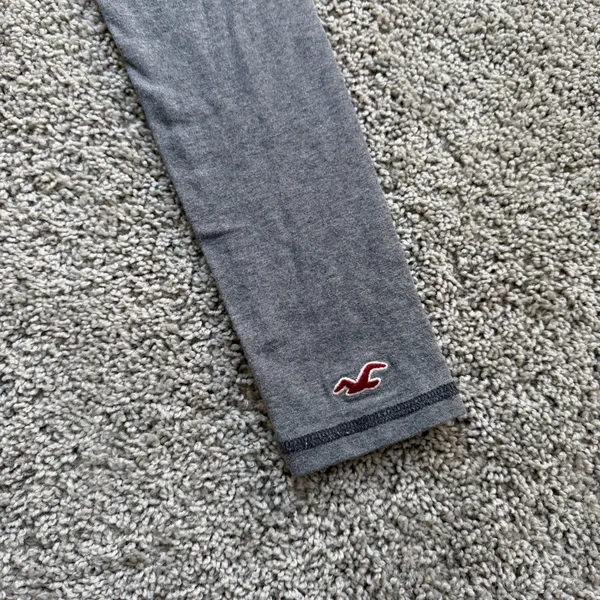 Hollister Gray Cotton Leggings Size Extra Small - Image 3