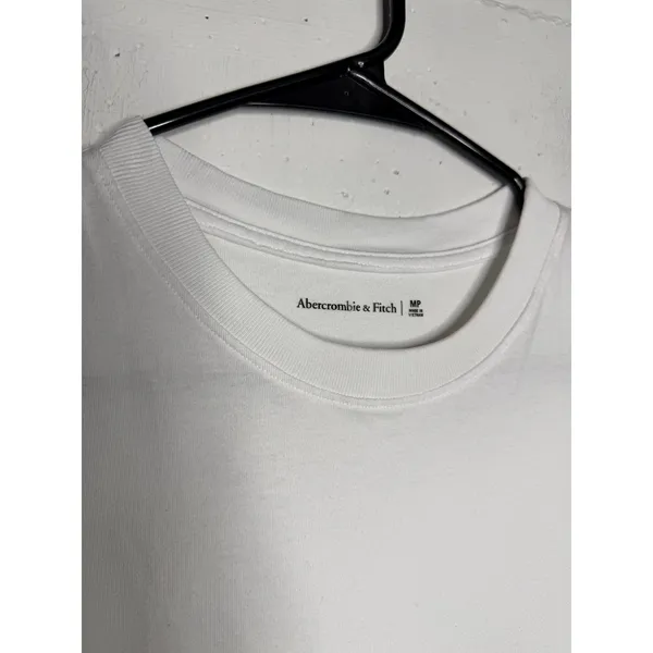 NEW Abercrombie & Fitch Medium Petite White Sleeveless Shirt Dress - Image 5