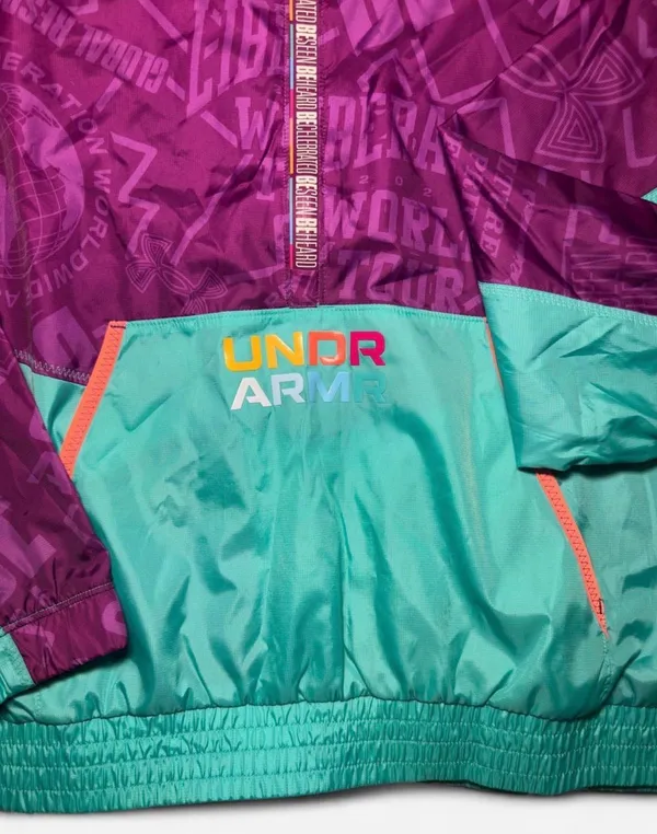 Under Armour Be Seen Black Culture Track Jacket XL NWT - Image 3