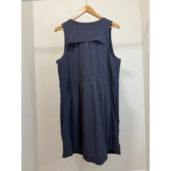 FLX Athleisure Gray Dress Built In Shorts Quarter Zip SzXL - Image 2