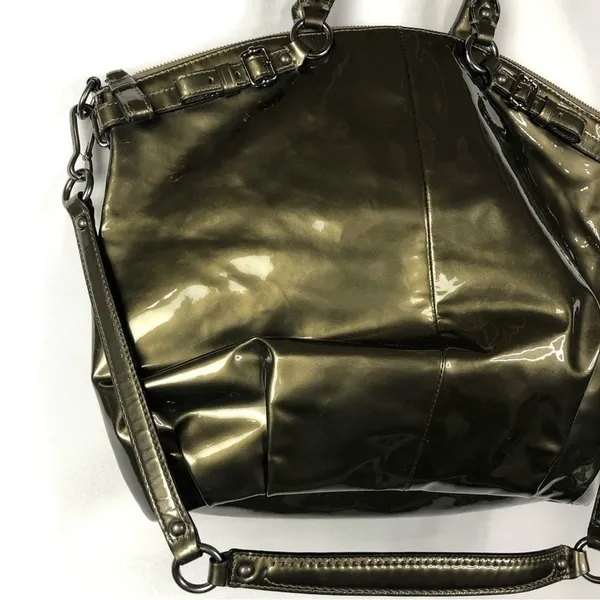 Coach Olive Green Madison Lindsay Large‎ Leather Shoulder Bag - Image 6