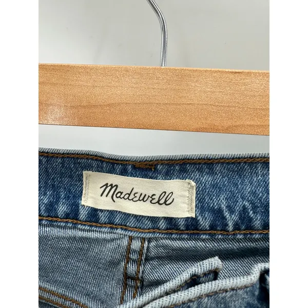 Madewell The Perfect Vintage Straight Jean Denim Distressed Blue‎ Womens Size 29 - Image 5
