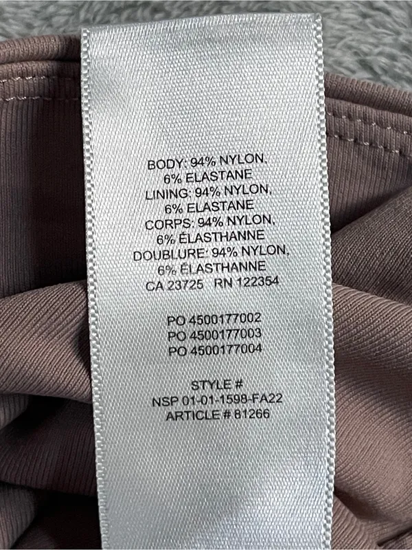 Aritzia Babaton Contour muscle tank top Taupe minimalist classic essential XS - Image 6