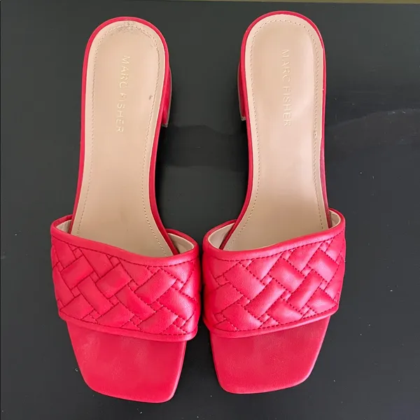Marc Fisher "Casper" block heel mules - Image 3