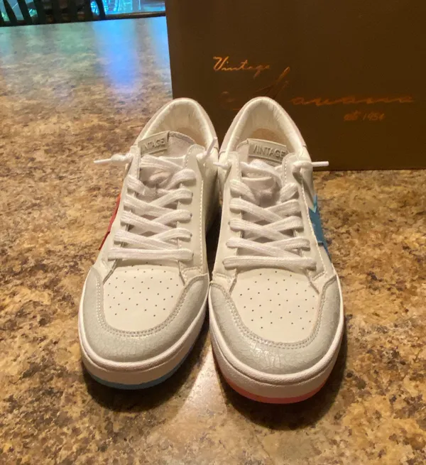 Vintage Havana Sneakers Pink And Blue Edition. - Image 2