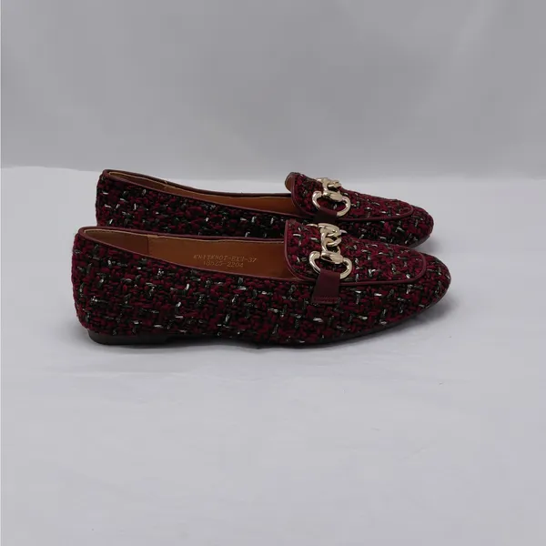 Patrizia by Spring Step Knitknot Loafers Size 37 (US 6.5-7) Tweed Office Preppy - Image 14