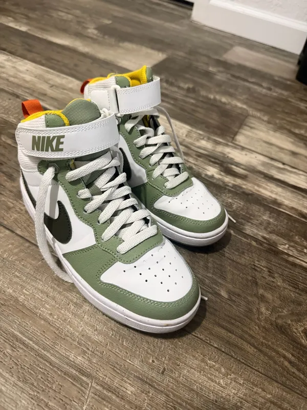 Green Nike High Top Sneakers - Image 2