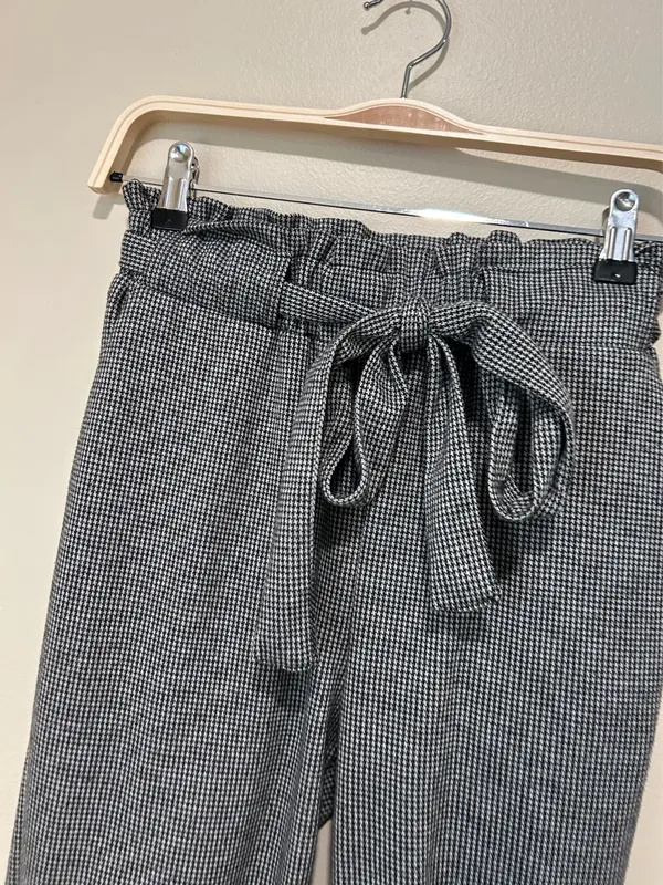 Paperbag pants (S) Black - Image 3