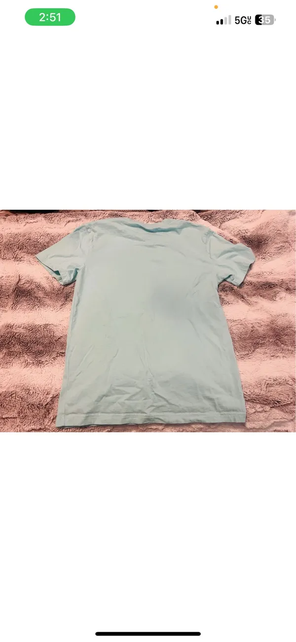 Aeropostale Teal Palm Tree Graphic Tshirt  - Image 3