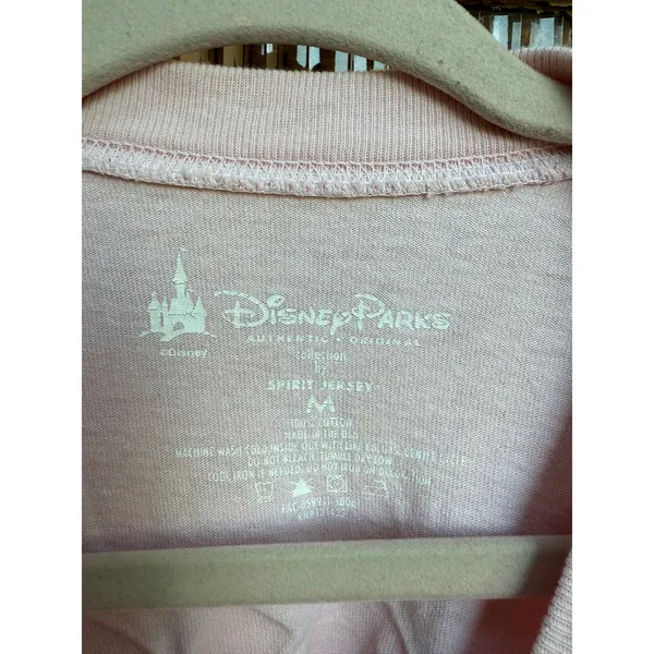 Disneyland Resort Spirit Jersey Light Pink Women's Size Medium Long‎ Sleeve - Image 3