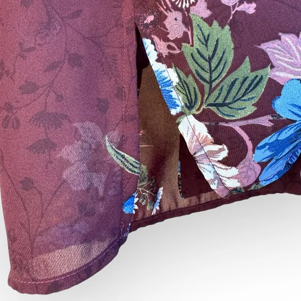 Floral Wrap Blouse - Image 6