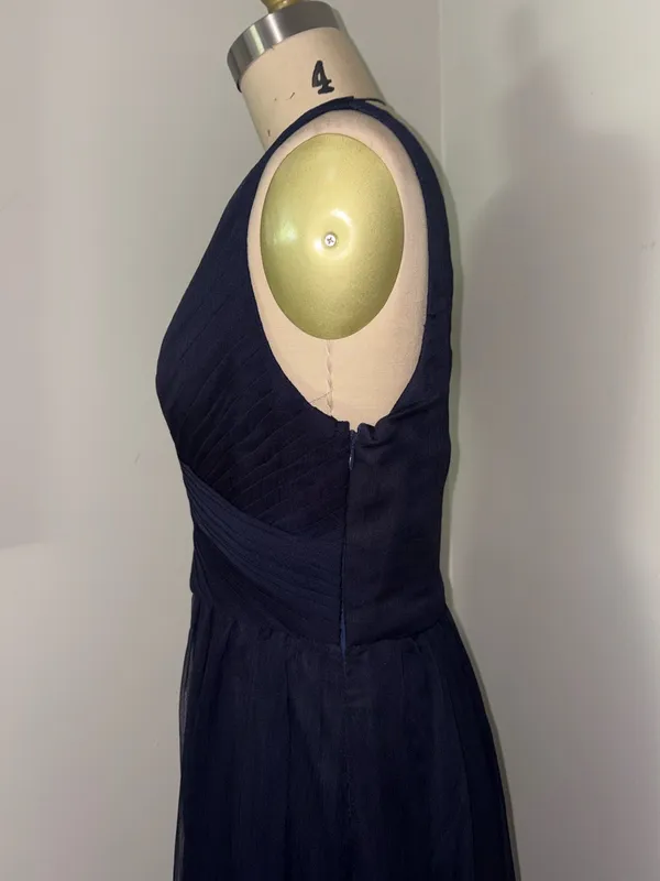 BHLDN Navy Kia Dress Size Medium - Image 6