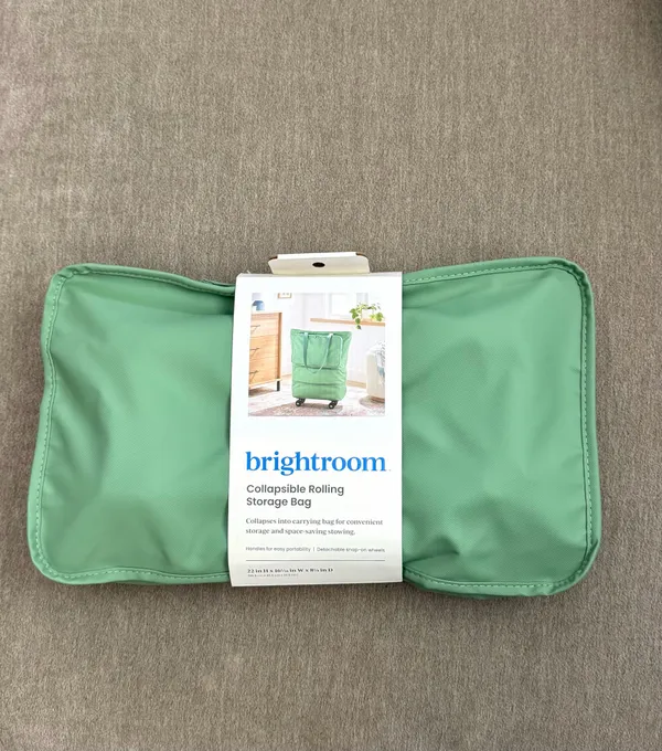 Brightroom collapsible rolling storage bag Green Size undefined - Image 4