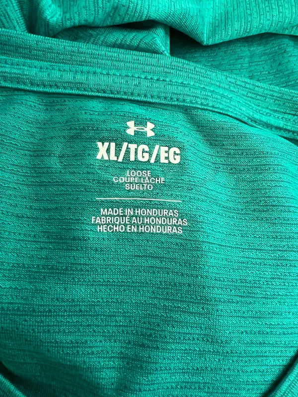 Under Armour Performance Men's Teal Shirt - Image 5