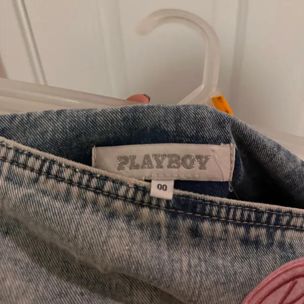 PLAYBOY Light Blue Denim Skirt with Bows 00 - Image 5