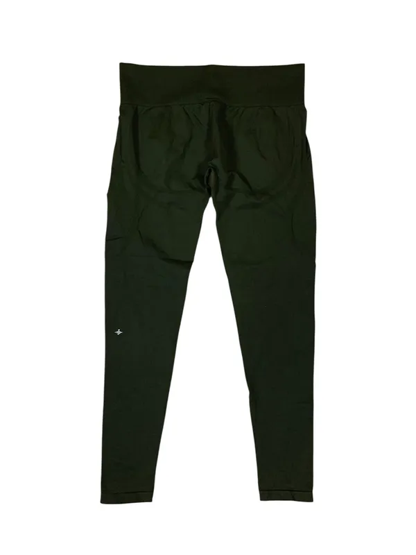 Halara Dark Green High Rise Full Length Leggings Athleisure Yoga Workout L - Image 2