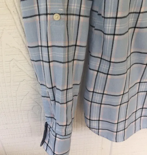 Tommy Hilfiger Plaid Long-sleeved Shirt S - Image 4