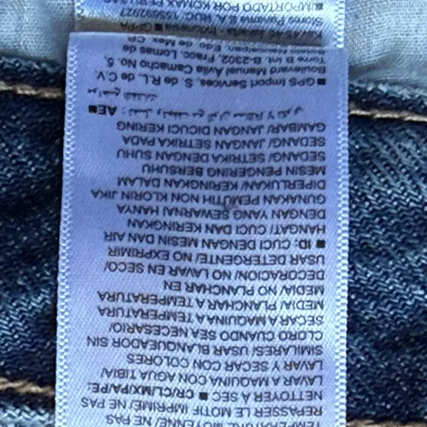 OLD NAVY OG High Rise Denim Blue Patriotic Shorts Size 18 - Image 12