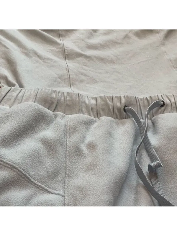 Free People Movement Make It Count jumpsuit romper fleece pants blue Sz M - Image 16