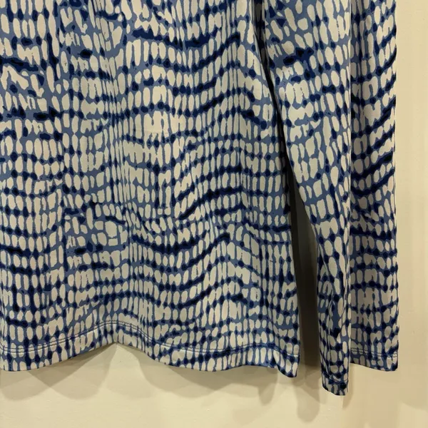 Tail White Label Women’s Abstract Longsleeve Quarter Zip Large Tennis Golf - Image 3