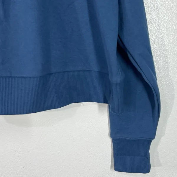 ZELLA Ultra Soft Fleece Half Zip Pullover Sweatshirt Womens XL Cropped Mock Neck - Image 9